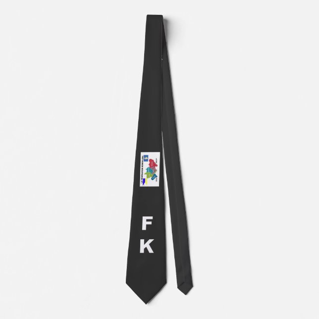 FK Flag Neck Tie (Front)