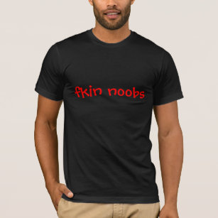 T Noobs T Shirts Shirt Designs Zazzle Ca - i hate noobs shirt roblox