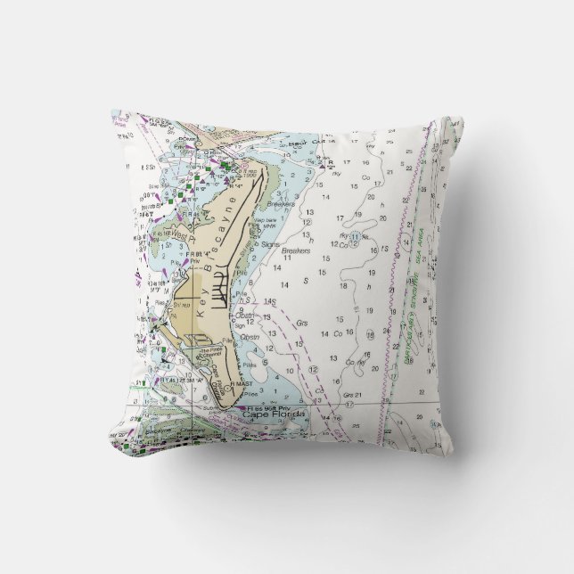 FL_Key Biscayne Throw Pillow (Front)