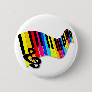 Flabby_Expression 2 Inch Round Button