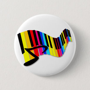Flabby_Expression 2 Inch Round Button