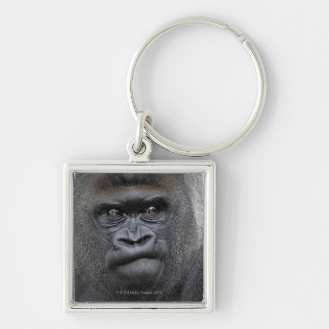 Flachlandgorilla, Gorilla gorilla, Keychain (Front)