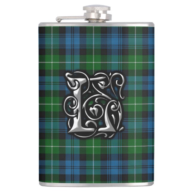 Flacon Clan Lamont Tartan Vieille Écosse (Devant)