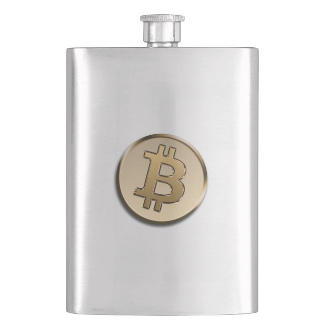 Flacon Classique Bitcoin Doré (devant)