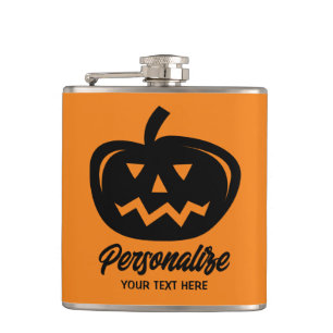Flacon de boisson de fête d'Halloween avec tête ci
