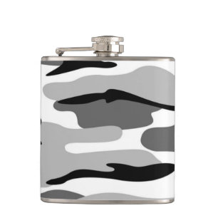Flacon de camouflage gris et noir