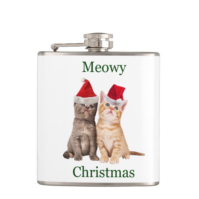Flacon de chat de Noël Meowy (Devant)