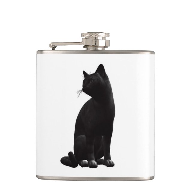 Flacon de chat noir (Devant)