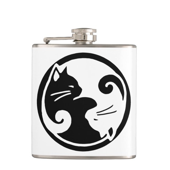 Flacon de chats de Yin Yang (Devant)
