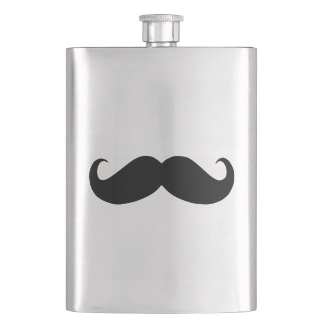 Flacon de classique de moustache de hippie (devant)