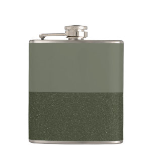 Flacon de couleur vert mousse moderne - personnali