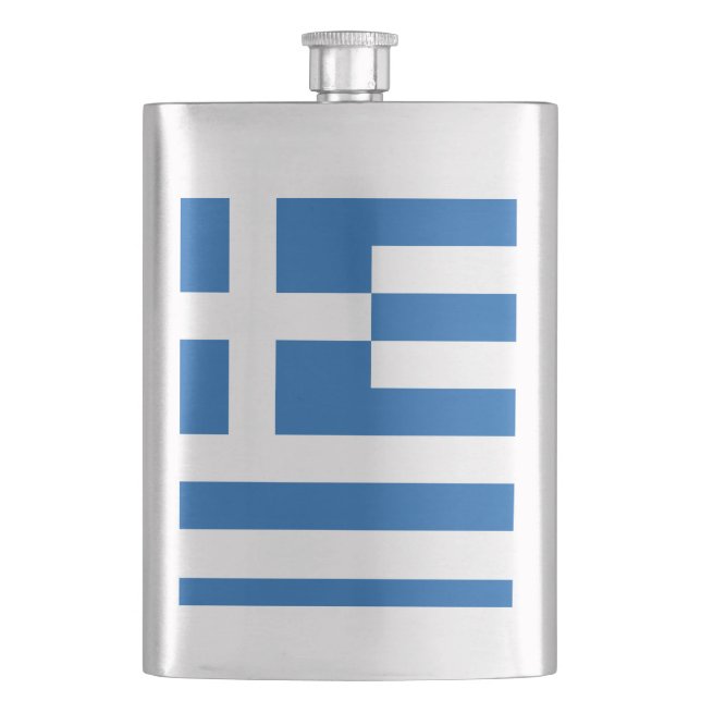 Flacon de drapeau grec (devant)