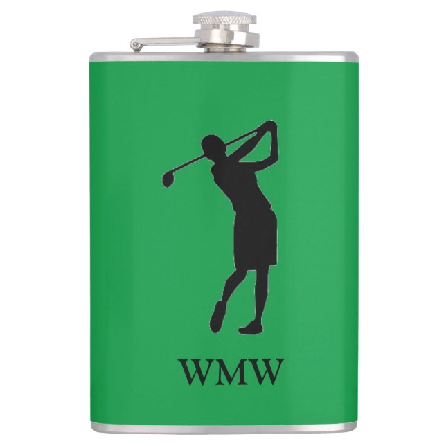 Flacon de golf customisée Monogramme Femme (Devant)