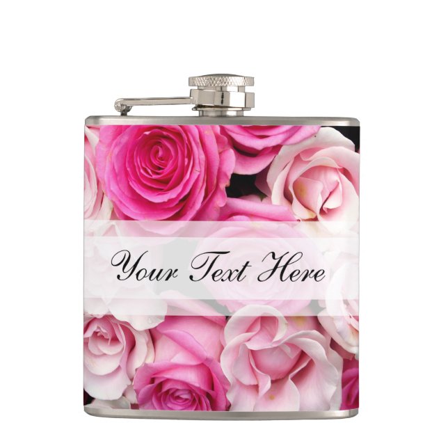 Flacon de hanches de roses et de roses blanches pe (Devant)