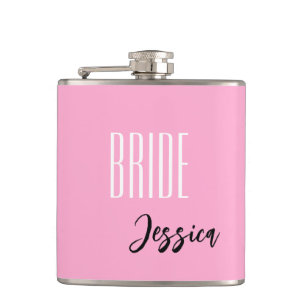 Flacon de la mariée de nom personnalisé
