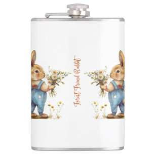 Flacon de lapin de forêt - Un compagnon de bois