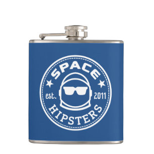 Flacon de logo de hippies de l'espace !