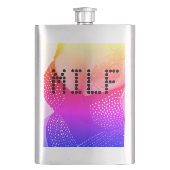 Flacon de Milf Hot rose & Silver poitrine. (devant)