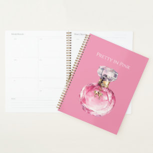 Flacon de parfum Pretty in Pink avec breloque chev