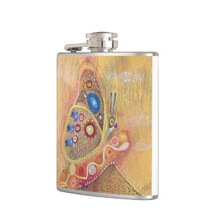 Flacon de peinture papillon