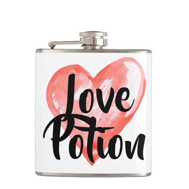 Flacon de philtre d'amour avec le coeur (Devant)
