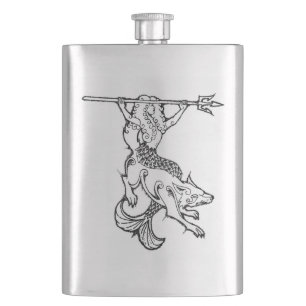 Flacon de sirène et de loup