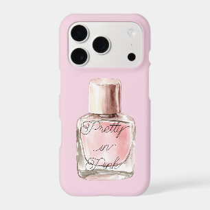 Flacon de vernis à ongles rose charmant