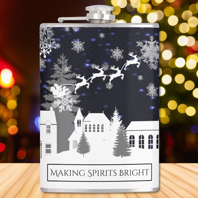 Flacon de village de Noël (Christmas Village Flask)