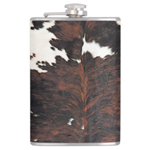 Flacon d'impression de vache Brown et blanche