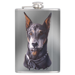 Flacon Doberman Personnalisez la fiole Doberman Pi