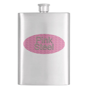 Flacon en acier inoxydable rose