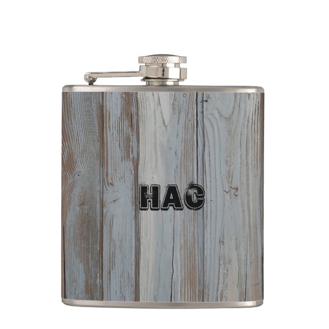 Flacon en bois de hanche de boisson alcoolisée de (Devant)