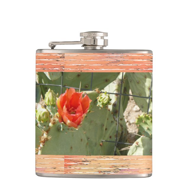 Flacon enveloppé Cactus robuste et magnifique (Devant)