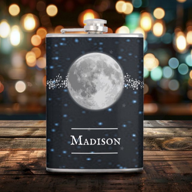 Flacon enveloppé de vinyle lunaire (Lunar Vinyl Wrapped Flask)