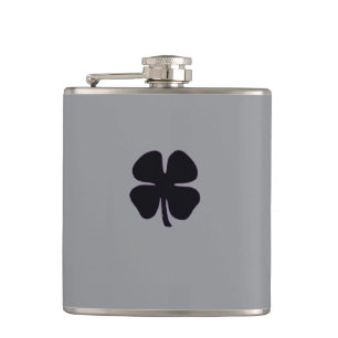Flacon enveloppé gris de Clover noir