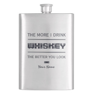 Flacon fait sur commande de monogramme de WHISKEY