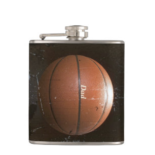 Flacon grunge vintage de basket-ball personnalisé