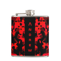 Flacon Masculine de camouflage noir rouge personna