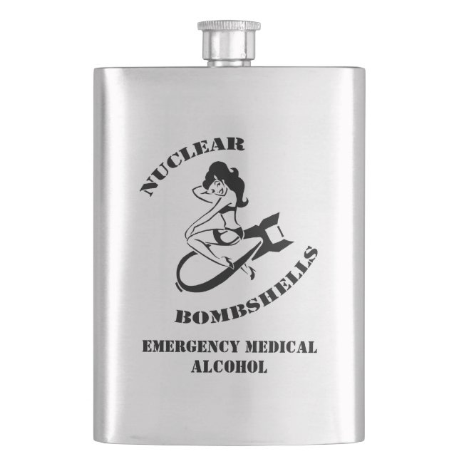 Flacon Médicale d'alcool de bombes nucléaires (devant)