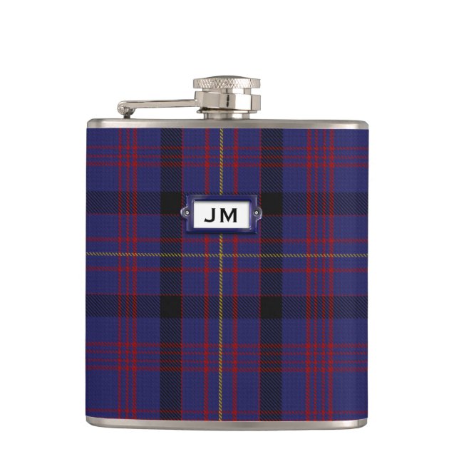 Flacon monogramme du clan Dundonald Tartan (Devant)