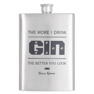 Flacon monogramme GIN personnalisé
