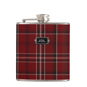 Flacon monographique en tissu de clan Lougheed Tar