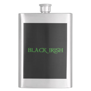 Flacon noir en acier inoxydable irlandais
