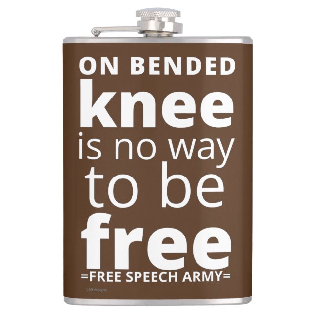 flacon "ON BENDED KNEE..." (Devant)