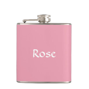 Flacon personnalisé de rose rose