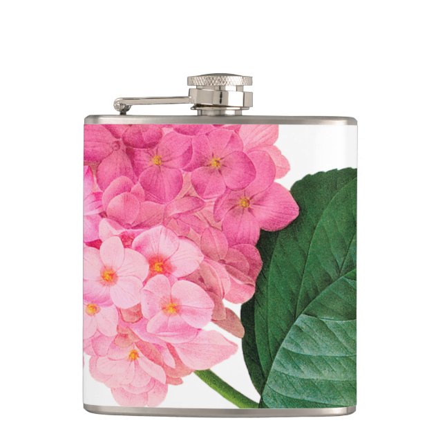Flacon rose Hydrangea Vinyl Emballé (Devant)