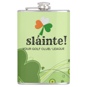 Flacon Shamrock enveloppé de vinyle