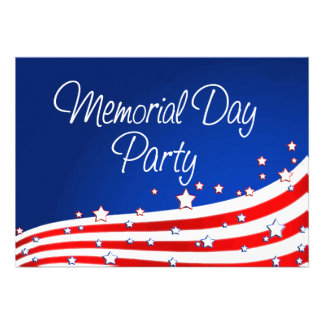 Memorial Day Party Invitation Templates 4