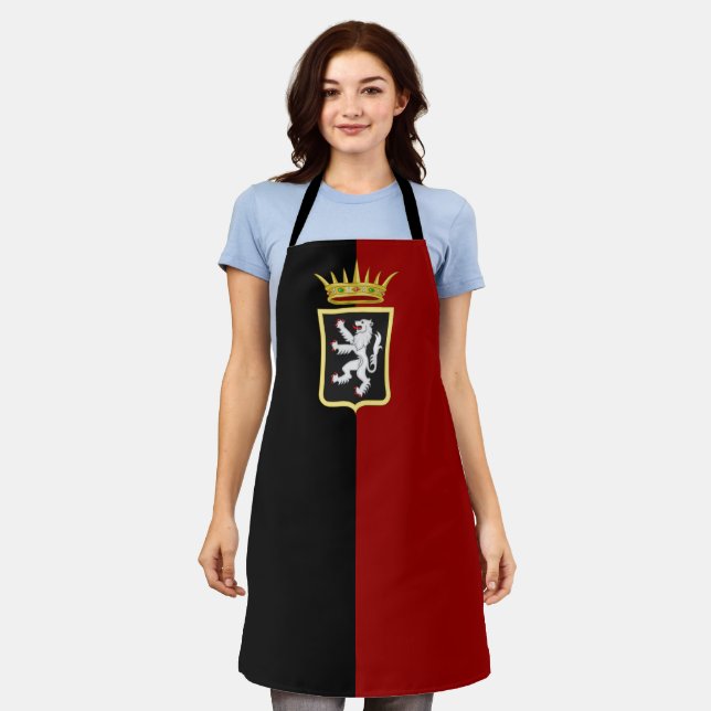 Flag and coat of arms of Valle d'Aosta (Italy)   Apron (Worn)