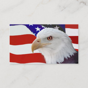 Flag and Eagle Business Card